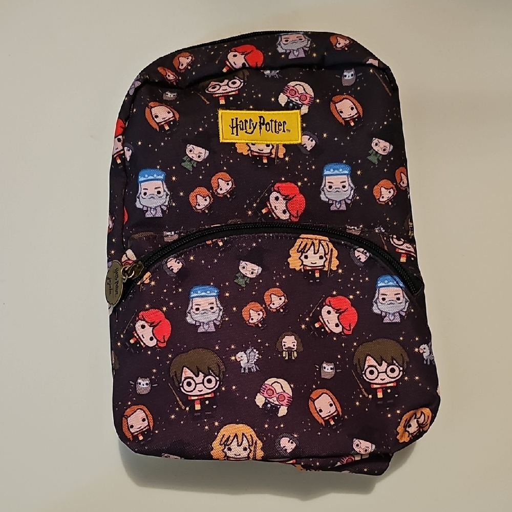 Warner Bros. Harry Potter Kids Backpack - Starry Night Sky w/Colorful Characters